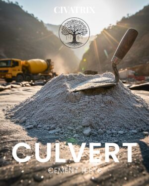 Culvert QC Cement Test Report Excel