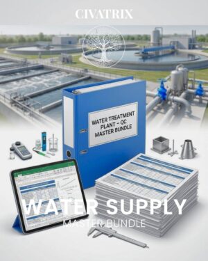 Water Supply Work QC Master Bundle